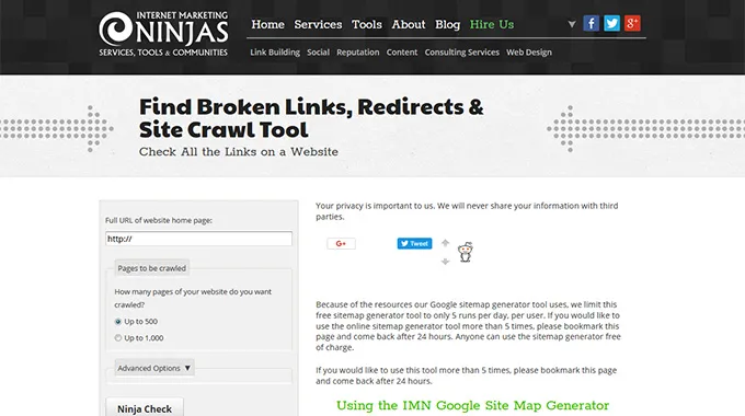 Find Broken Links