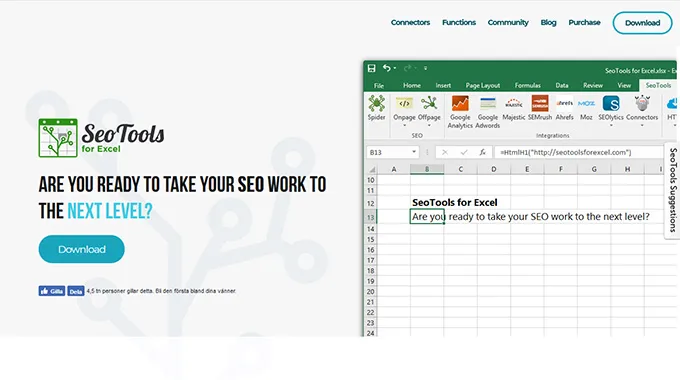 SEO Tools for Excel