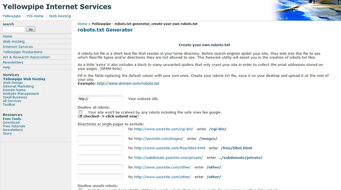 Robots.txt Generator