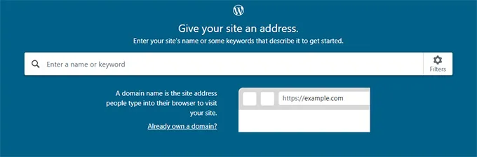 WordPress Sign Up Page