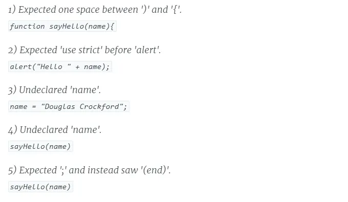 Linting to Format Code