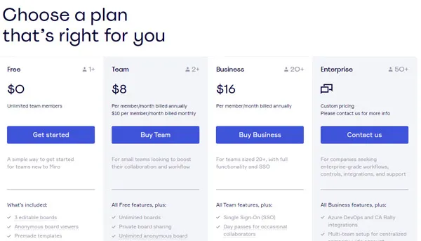 Pricing Plans