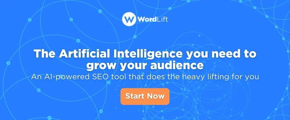 Wordlift 插件的图像 - 用于构建知识图谱的 AI 驱动的 SEO 工具