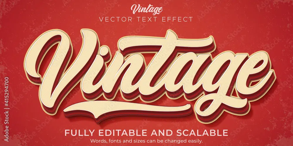 20 vectores retro y vintage gratuitos: diseño vintage con características totalmente editables y escalables