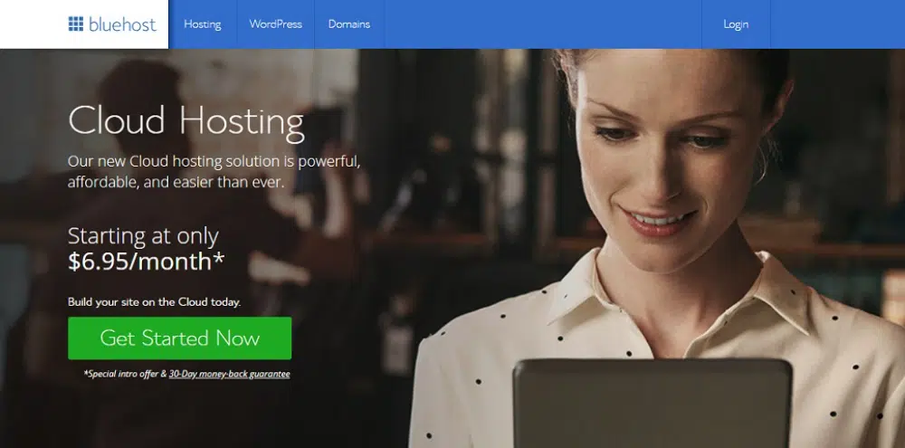 Host WordPress cloud: Bluehost