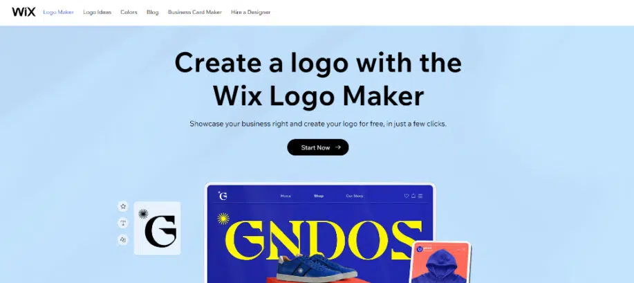 Wix Logo Makerステップバイステップチュートリアル：はじめに