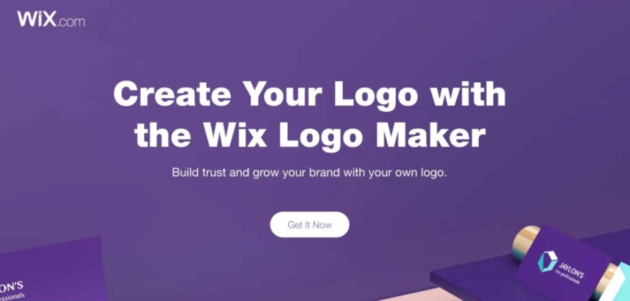 Banner di Wix Logo Maker