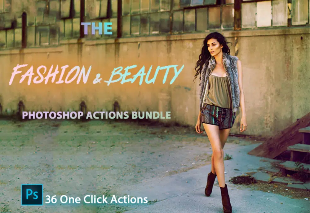 Exklusive Fashion & Beauty Photoshop-Aktionen