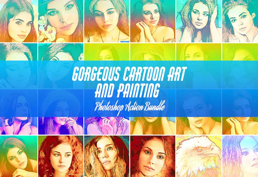 Das Cartoon Painting Art Bundle