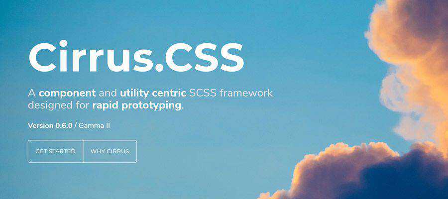 مثال على Cirrus.CSS