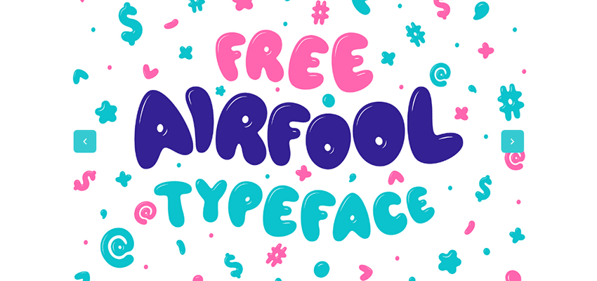 Airfool Free Display-Schrift