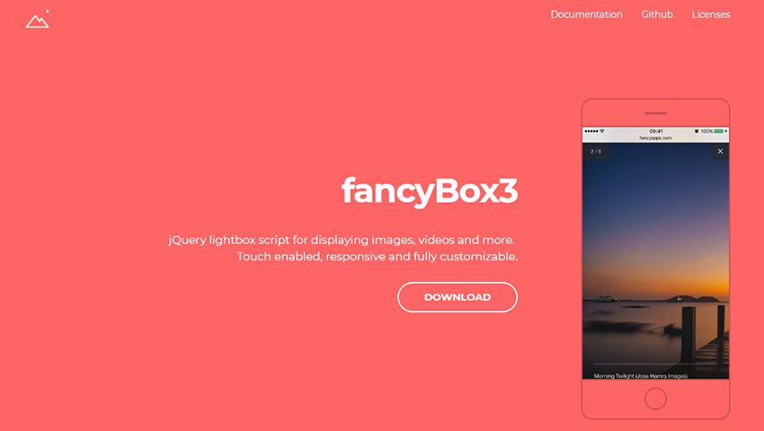 نص fancybox