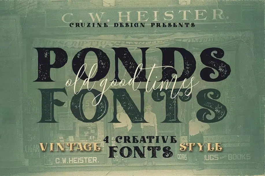 Ponds Typeface