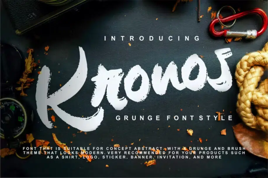 Kronos Grunge 字体样式