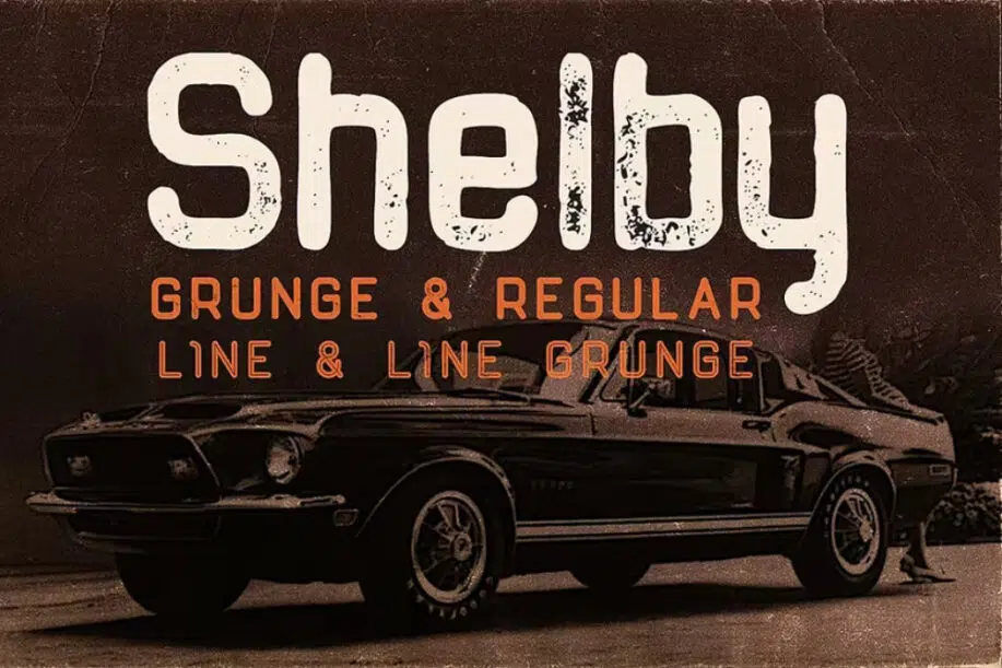 Carattere tipografico Shelby