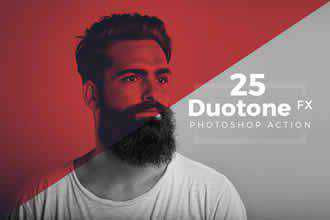 حزمة عمل فوتوشوب Duotone