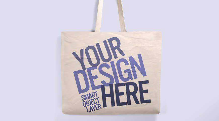 Eige Canvas Tote Bag Photoshop PSD Szablon makiety