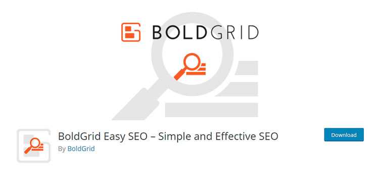 BoldGrid Easy SEO – SEO simples e eficaz