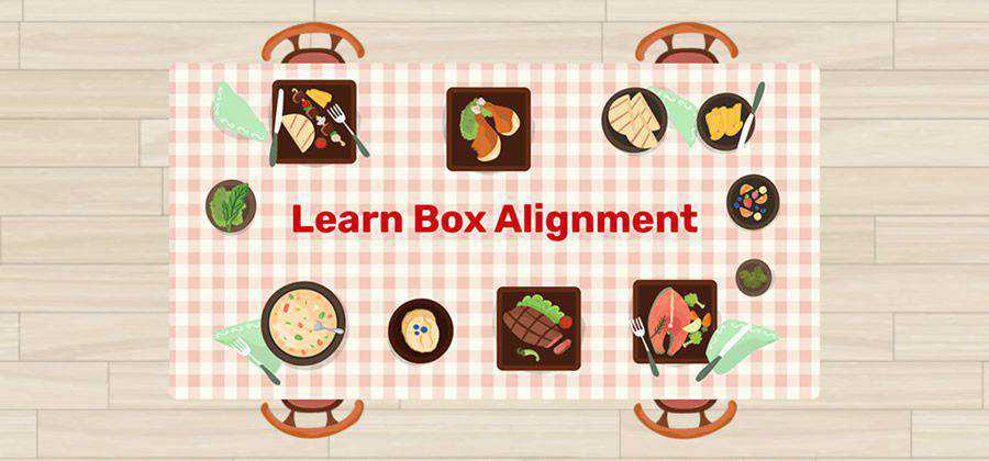 Pelajari Box Alignment alat berbasis web contoh desain web gratis