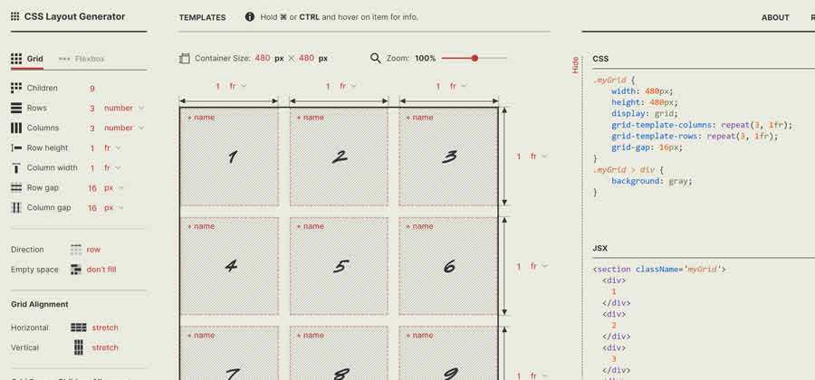 CSS-Layout-Generator