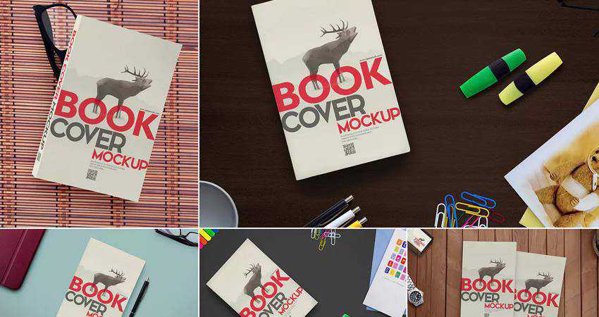 ปรับแต่งหนังสือ Mockups Photoshop PSD