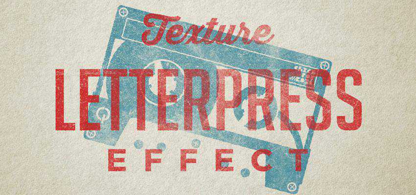 Effetti di texture vintage tipografica