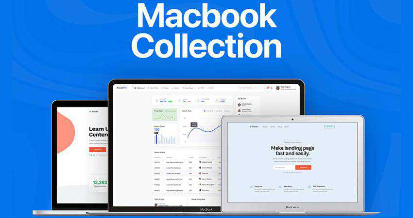 Apple Macbook Mockup Collection modello gratuito di mockup per macbook psd photoshop