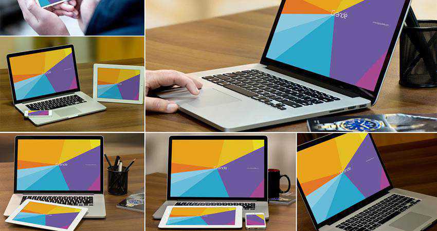 template mockup macbook gratis psd photoshop