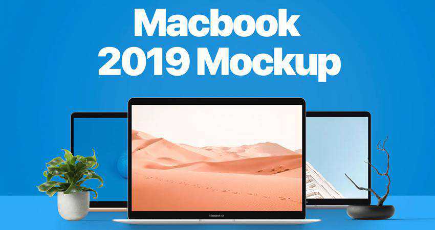 Macbook 2019 Mockup template mockup macbook gratis psd photoshop