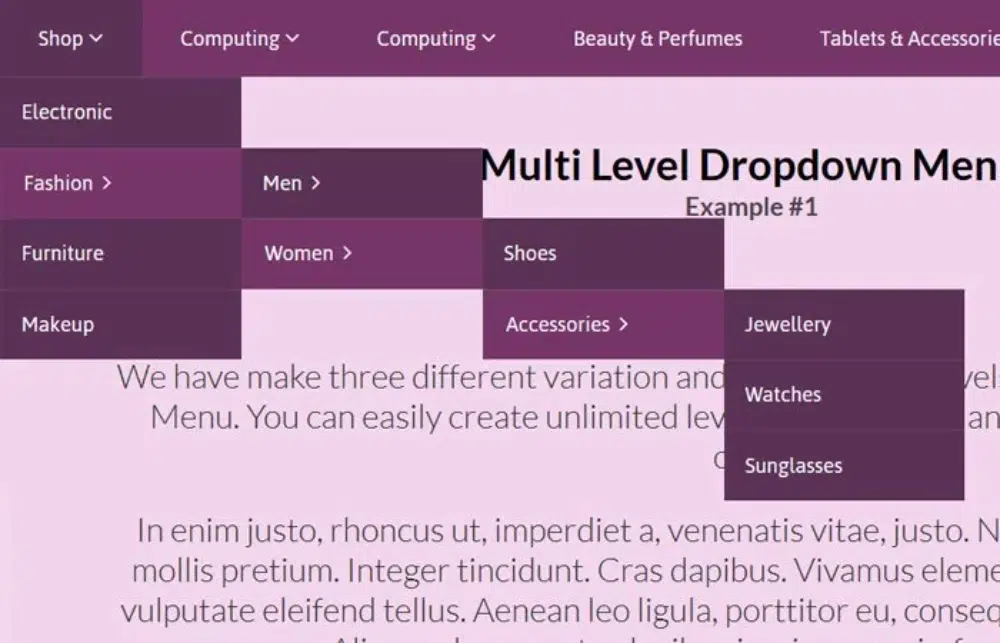 Fehler, die Sie bei der Website-Navigation nicht machen sollten: Dropdown-Menüs