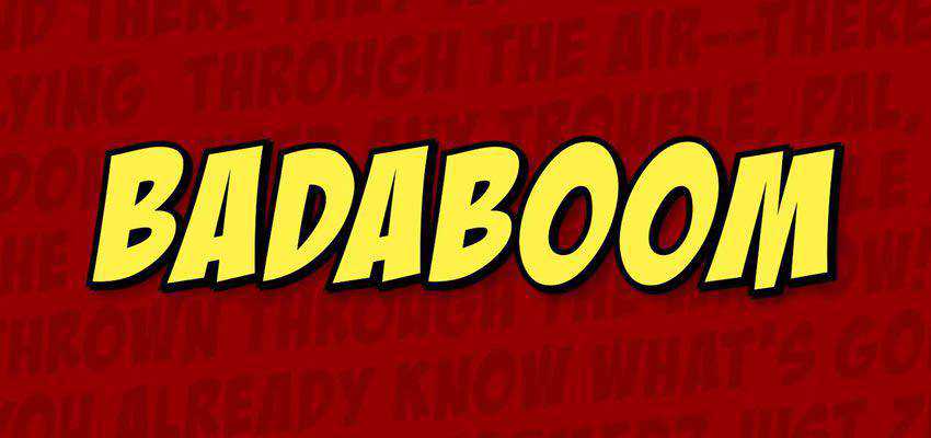 BadaboomComic Font 免费漫画卡通字体系列