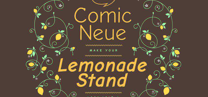 Comic Neue Font ตระกูลฟอนต์การ์ตูนการ์ตูนฟรี