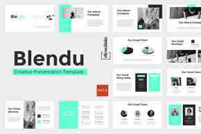 Blendu - Szablon prezentacji Powerpoint