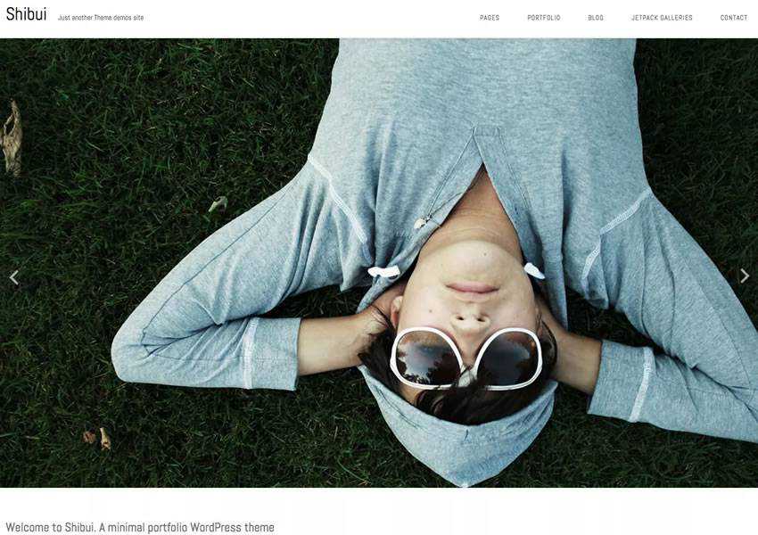 Shibui tema wordpress gratuito wp blog reattivo design minimale minimalista leggero