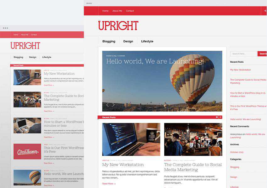 Verticală gratuită temă wordpress wp responsive blog design minimal minimalist ușor