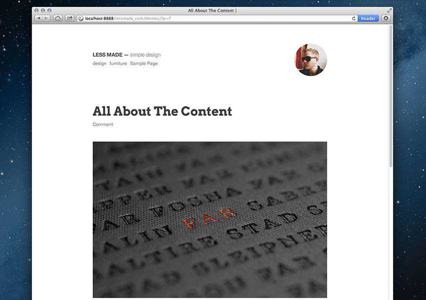 Daha Az Yeniden Yüklenen ücretsiz wordpress teması wp duyarlı blog minimal tasarım minimalist hafif