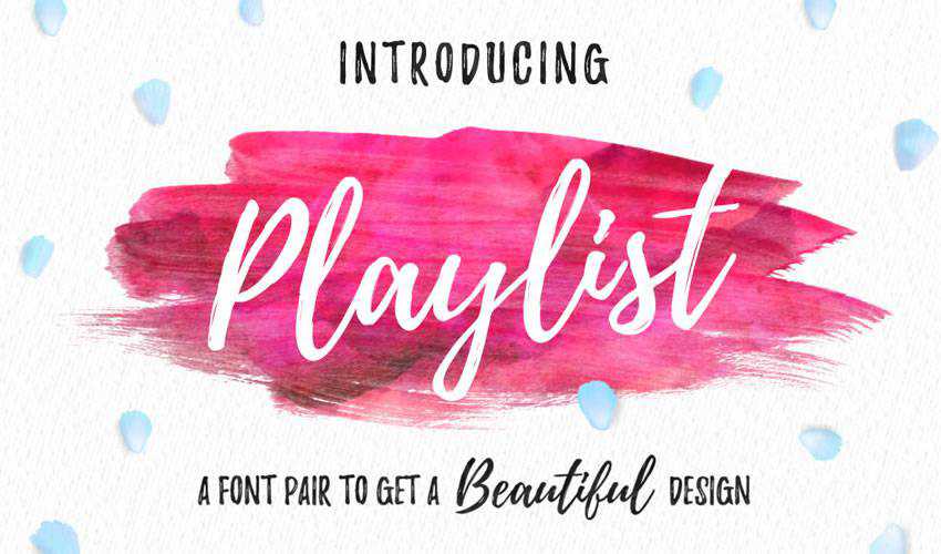 fonturi gratuite caligrafie tipografie script Playlist