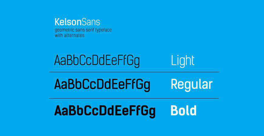 Kelson Sans titre gratuit titre typographie police de caractères