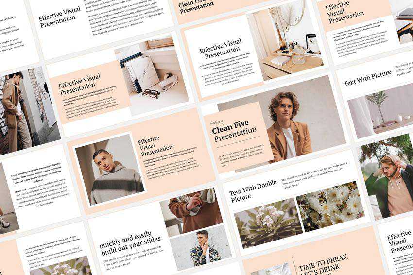 Clean Five Powerpoint - Minimalnie czysty szablon prezentacji