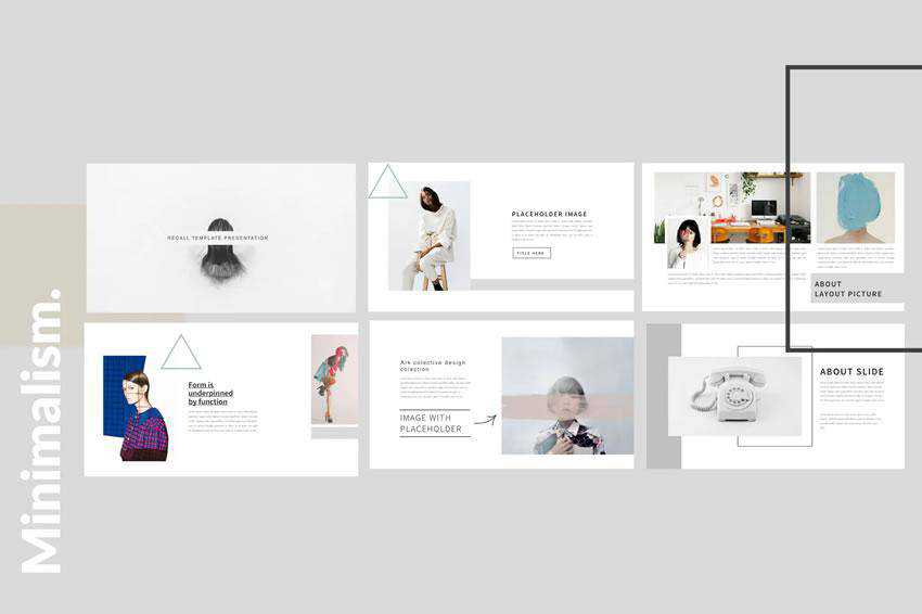 เทมเพลตการนำเสนอ Powerpoint Minimal Clean