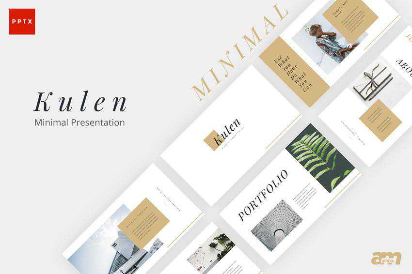 X1 Creative Powerpoint - Minimal Temiz Sunum Şablonu