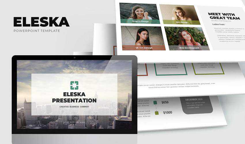 Eleska Marketing Powerpoint Business Sales Präsentationsvorlage