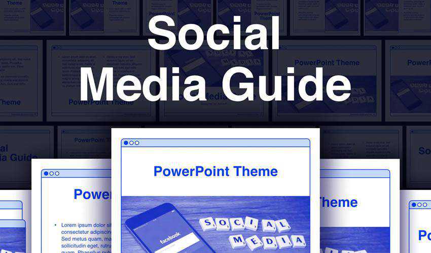 Guida al modello di presentazione dei social media di PowerPoint