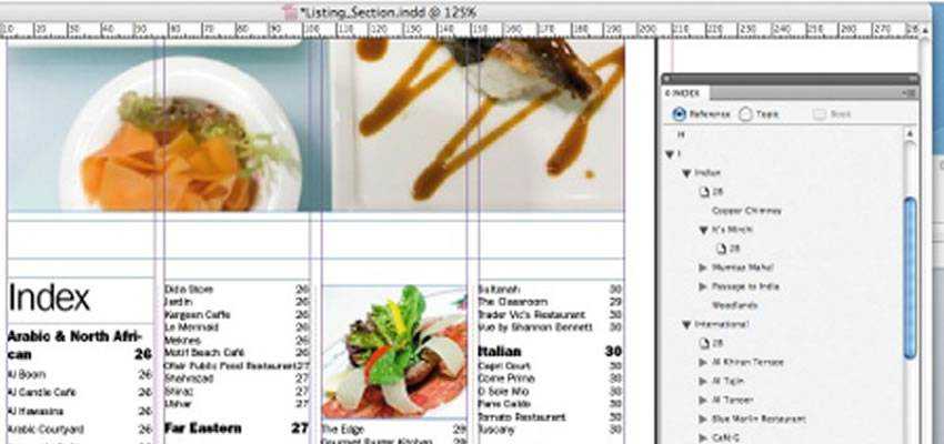 Concevoir un index simple avec InDesign