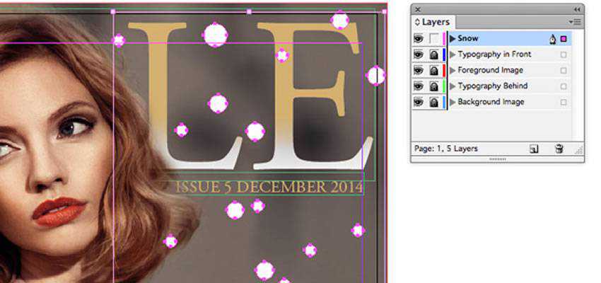 Desain Sampul Majalah InDesign Fashion