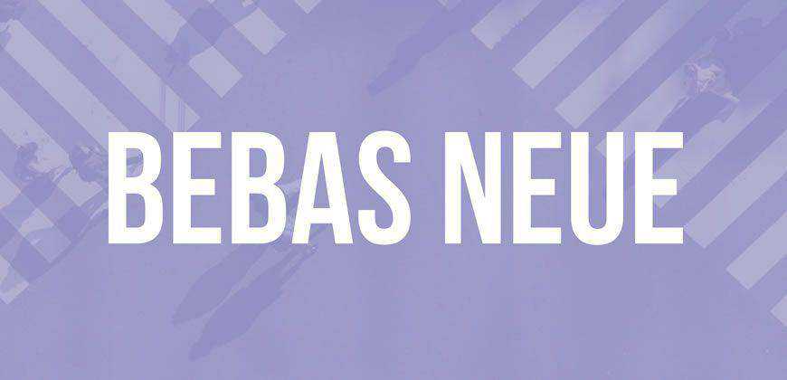 Bebas Neue tip font curat gratuit