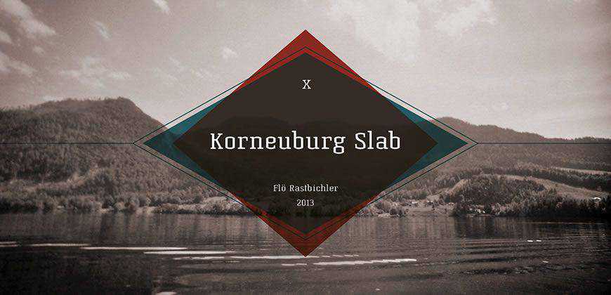 Font curat gratuit Korneuburg Slab