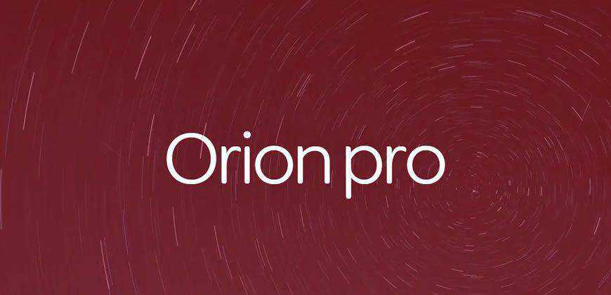 Orion Pro czysty krój czcionki