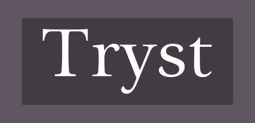 محرف خط نظيف خالٍ من Tryst