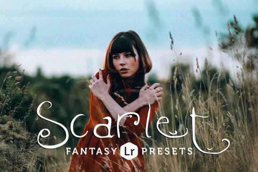 ที่ตั้งไว้ล่วงหน้าของ Scarlet Fantasy Lightroom